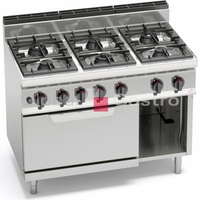 Sporák plynový s troubou Bertos G7F6+FG | Bertos 117097032